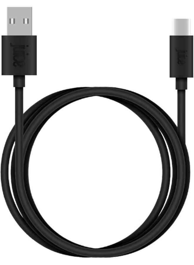 جوس كابل JUICE USB-A إلى Type C، مصنوع من مادة TPE معاد تدويرها بنسبة 100% ومعزّز للمتانة، يدعم الشحن ونقل البيانات، متوافق مع أحدث طرازات Samsung وHuawei وSony وiPhone، بالإضافة إلى الأجهزة اللوحية، وأجهزة الألعاب، وiPad Pro وiPad Air وiPad Mini، بطول 3 أمتار، باللون الأسود. - Image 2